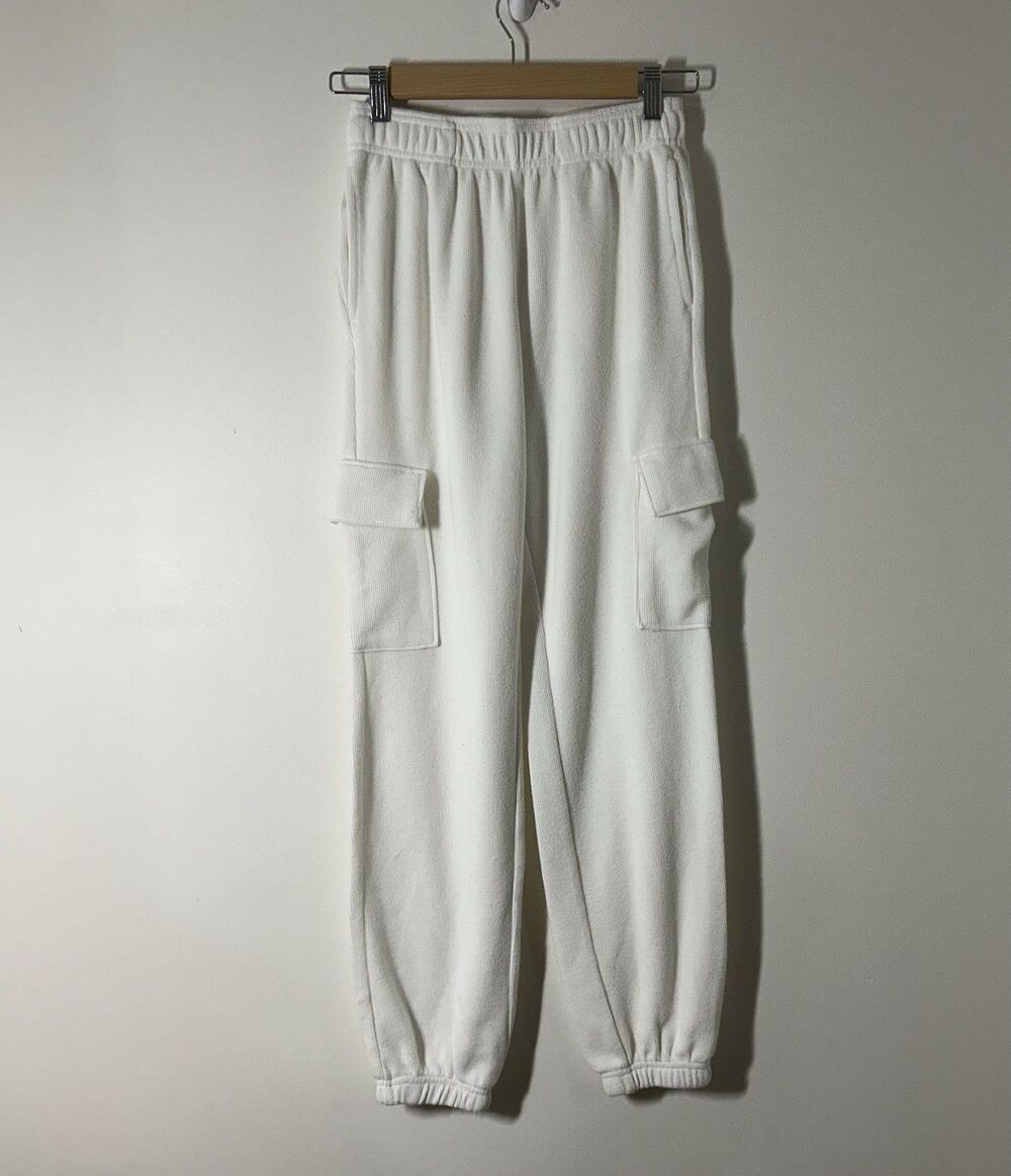 Hippie Rose Pants Womens XS  Joggers Lounge Pockets Ribbed Soft Knit
